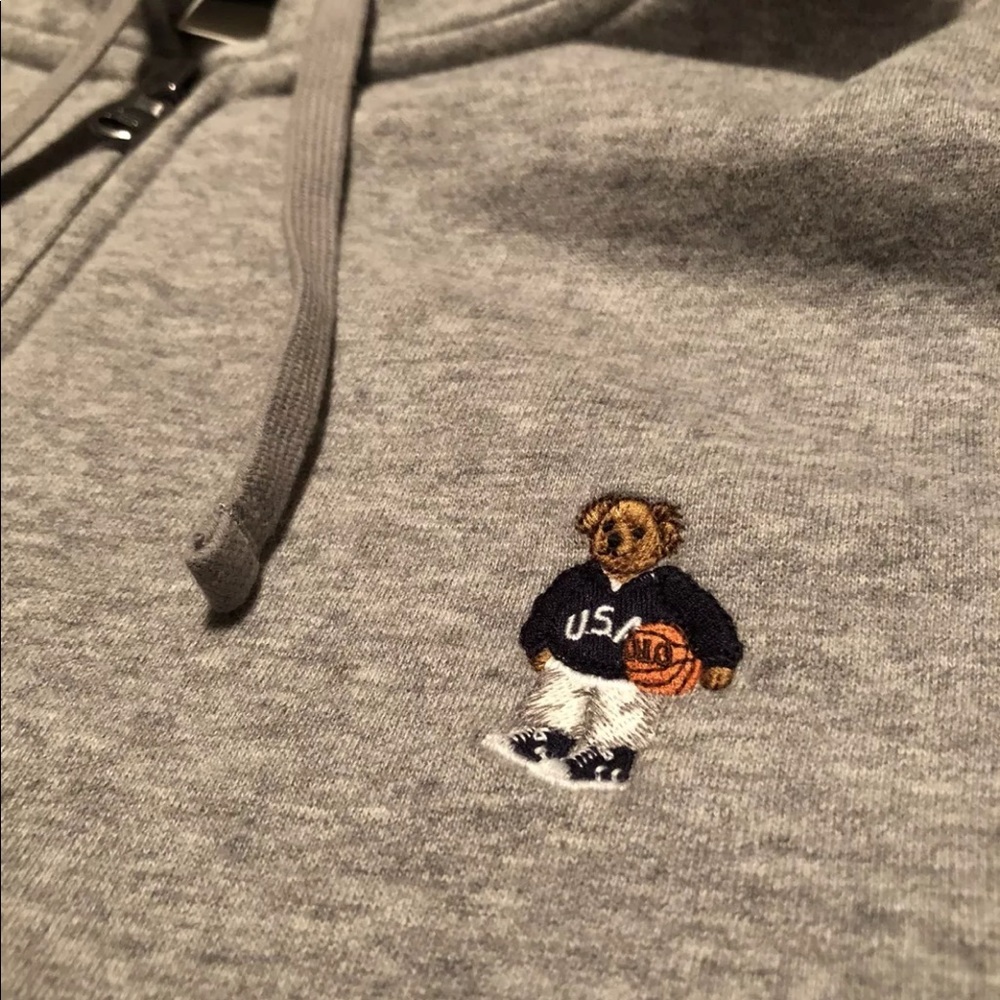 Men’s polo Teddy Bear Hoodie brand new with tags - Picture 2 of 2